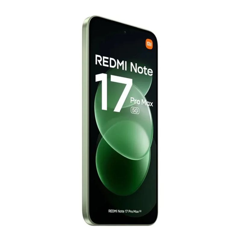 Xiaomi Redmi Note 17 Pro Max 5G 256GB verde frontal oblicuo