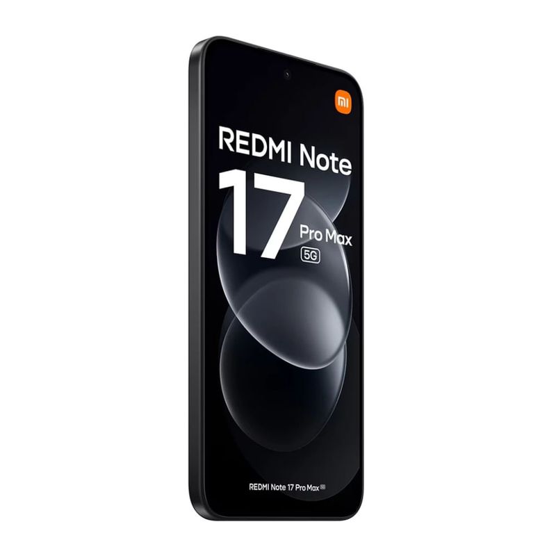 Xiaomi Redmi Note 17 Pro Max 5G 256GB Negro frontal oblicuo