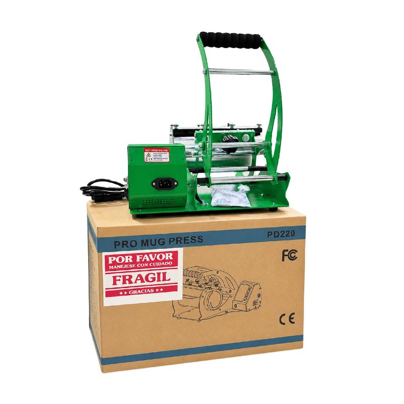 Máquina sublimadora de tomatodos 20oz PD220 frontal oblicuo