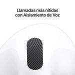 Audífonos Apple AirPods 5 TWS Bluetooth ANC IP57 blanco diseño aislamiento de voz