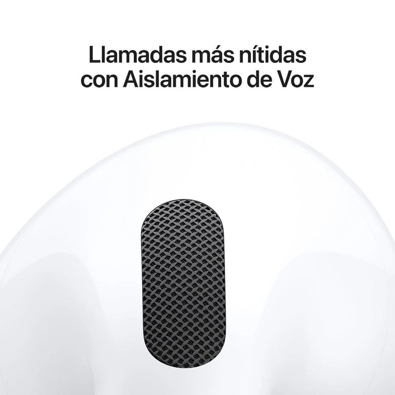 Audífonos Apple AirPods 5 TWS Bluetooth ANC IP57 blanco diseño aislamiento de voz