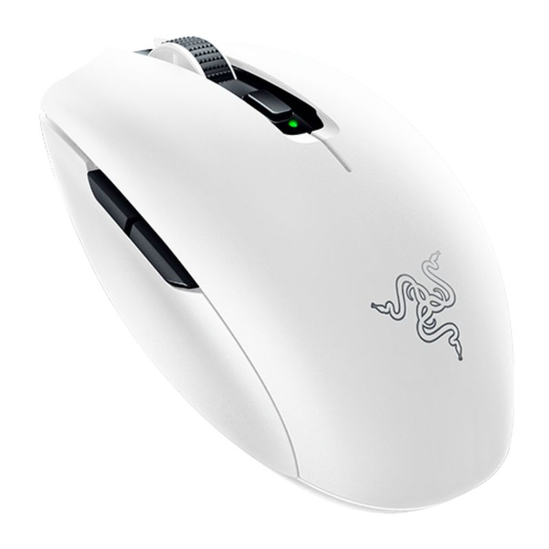 Mouse  inalámbrico Razer Orochi V2 bluetooth 18000 DPI blanco frontal oblicuo