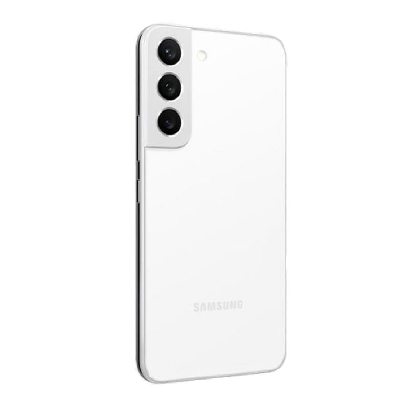 Celular Samsung S22 Plus 5G 128 GB y 8 GB RAM dorsal oblicuo
