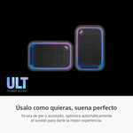 Parlante Sony ULT Tower 5 SRS-ULT500 420W IPX4 negro posiciones