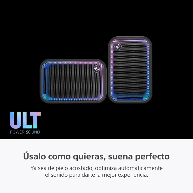 Parlante Sony ULT Tower 5 SRS-ULT500 420W IPX4 negro posiciones
