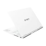 Laptop HP Omen Max 16 Core Ultra 7 RTX 5080 blanco dorsal oblicuo