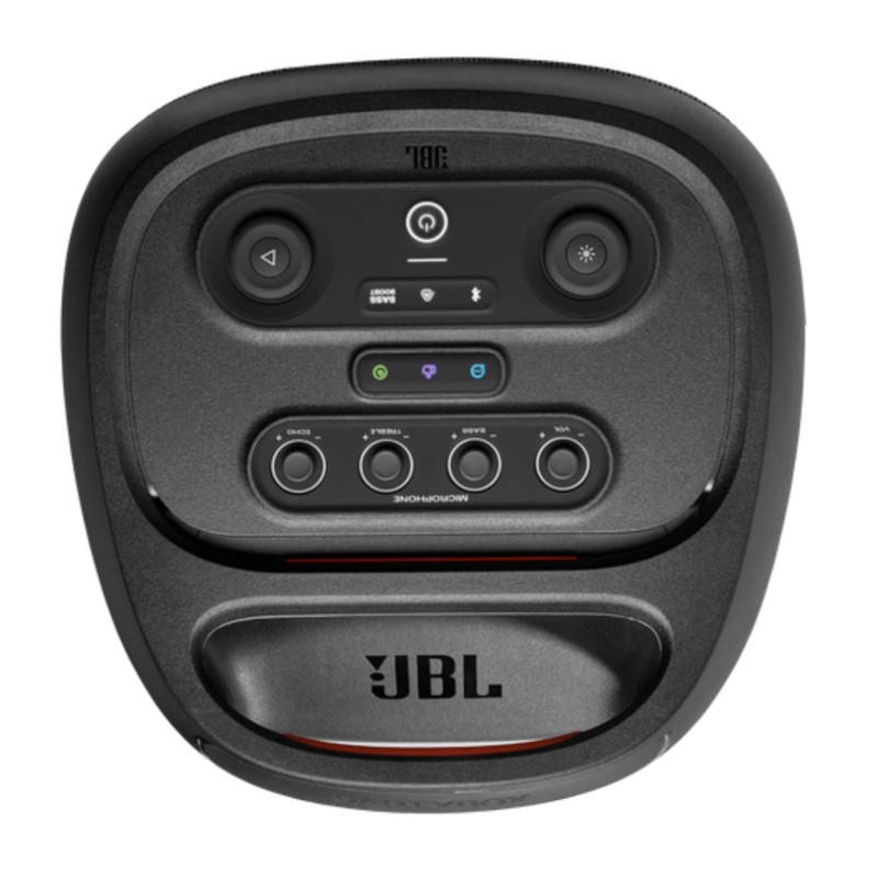 Parlante JBL PartyBox 720 800W Bluetooth 5.4 IPX4 negro controles
