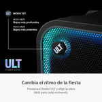 Parlante Sony ULT Tower Max SRS-ULT3000 2150W negro modo ULT