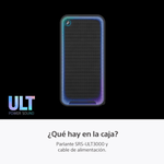 Parlante Sony ULT Tower Max SRS-ULT3000 2150W negro contenido de caja