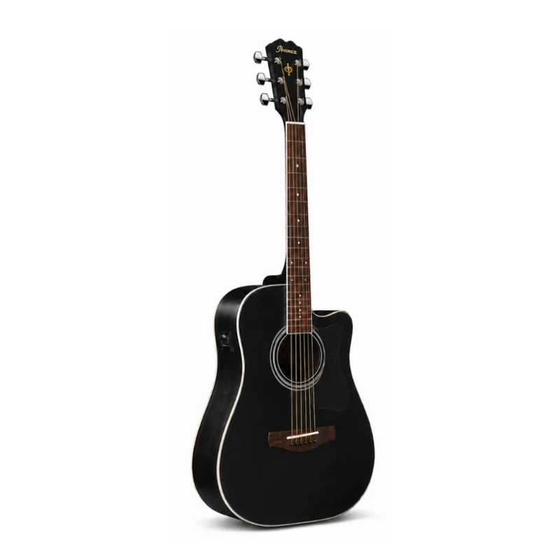 Guitarra electroacústica Ibanez PF16MWCE weathered negro