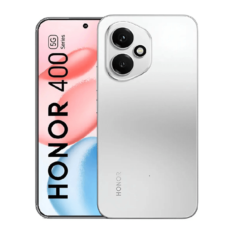 Honor 400 5G 512GB 12GB RAM 200MP 6.55" plata frontal