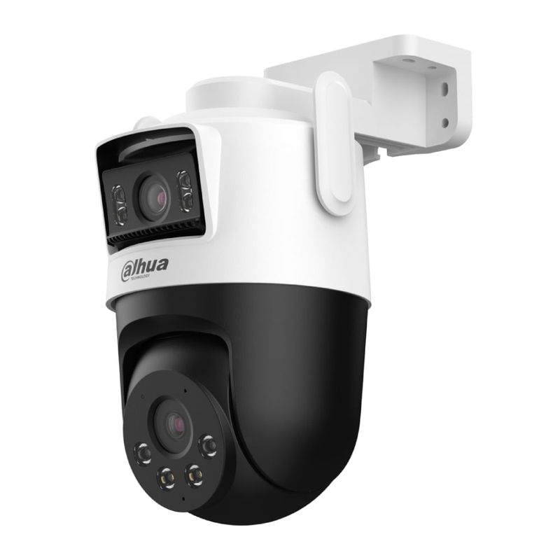 Cámara Exterior Dahua P5D-5F-PV Dual Lens 5MP blanco frontal oblicuo