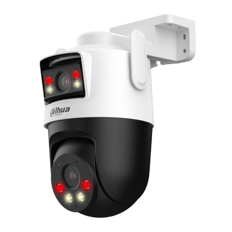 Cámara Exterior Dahua P5D-5F-PV Dual Lens 5MP blanco frontal oblicuo
