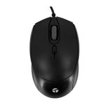 Mouse alámbrico Teros TE-1222S 1600 DPI negro frontal