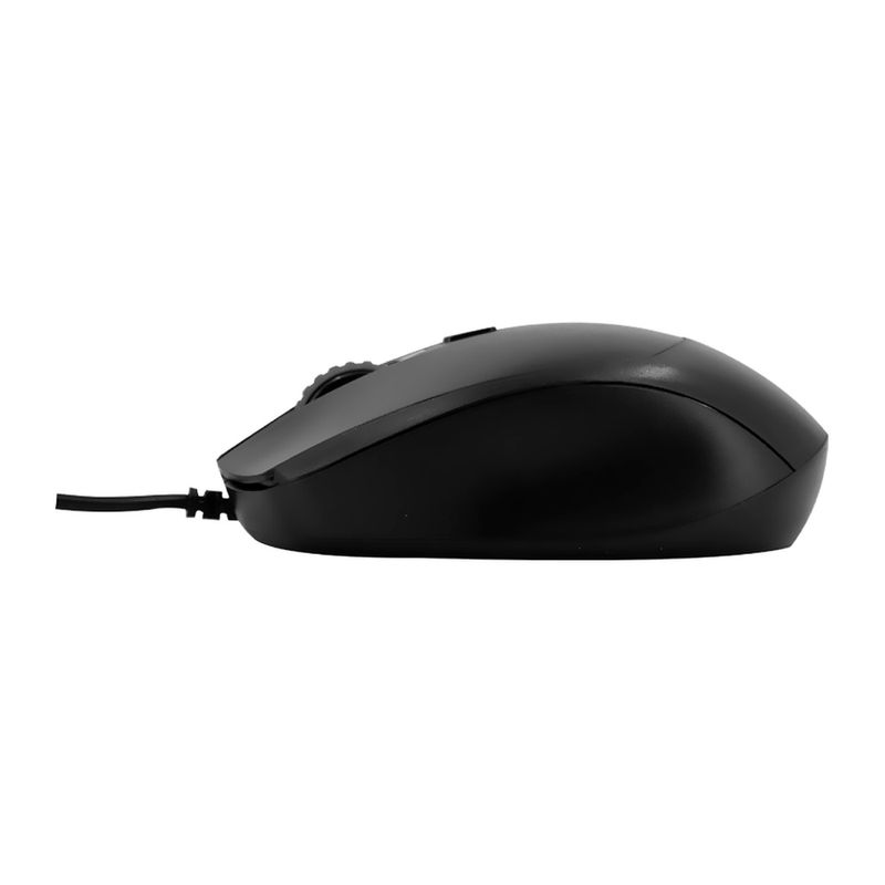 Mouse alámbrico Teros TE-1222S 1600 DPI negro lateral