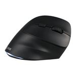 Mouse ergonómico Teros TE-5169N Bluetooth 2400 DPI negro lateral