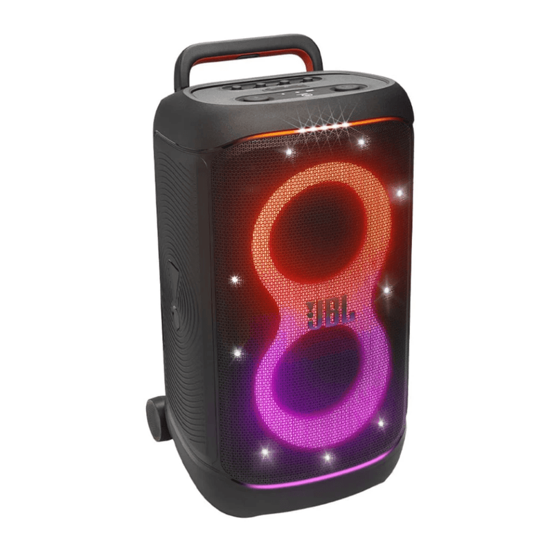 Parlante JBL PartyBox 520 400W Bluetooth 5.4 IPX4 negro oblicuo