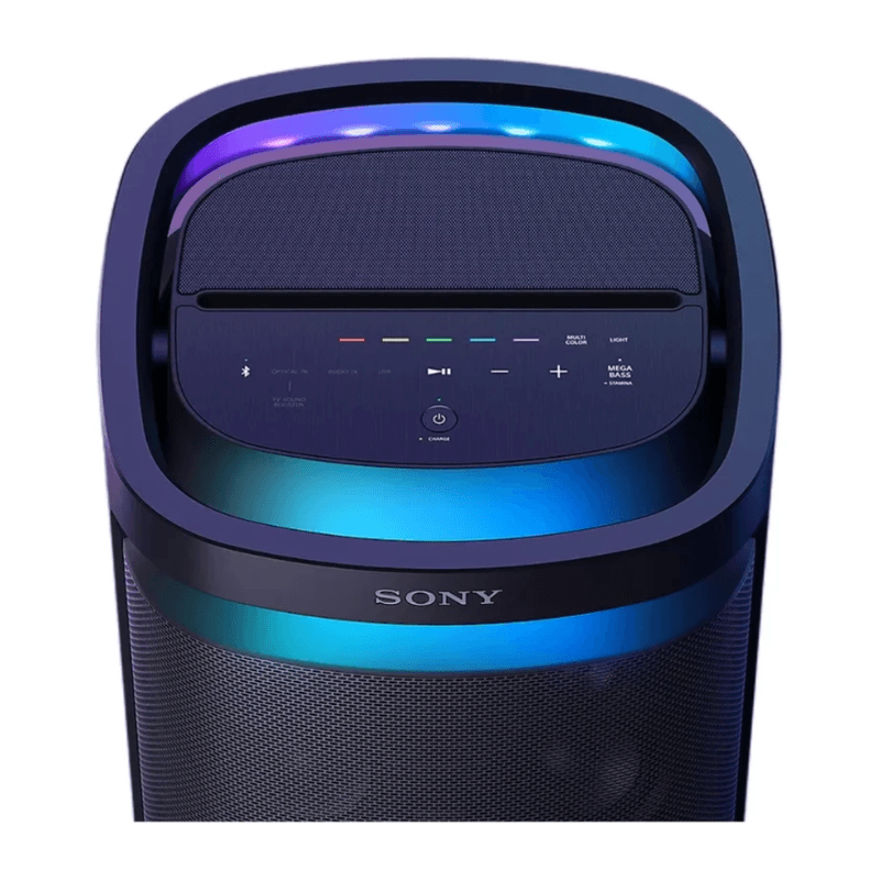 Parlante Sony SRS-XV900 100W Bluetooth 5.2 25h negro panel