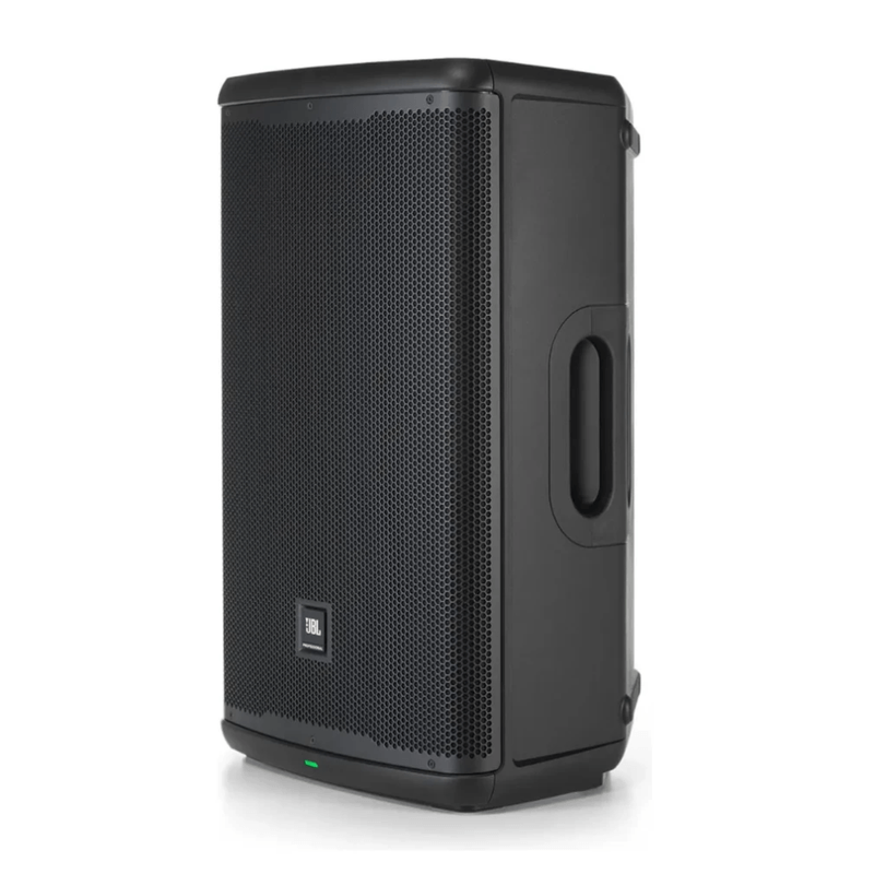 Parlante JBL Professional EON715 650W Bluetooth 5.0 negro oblicuo