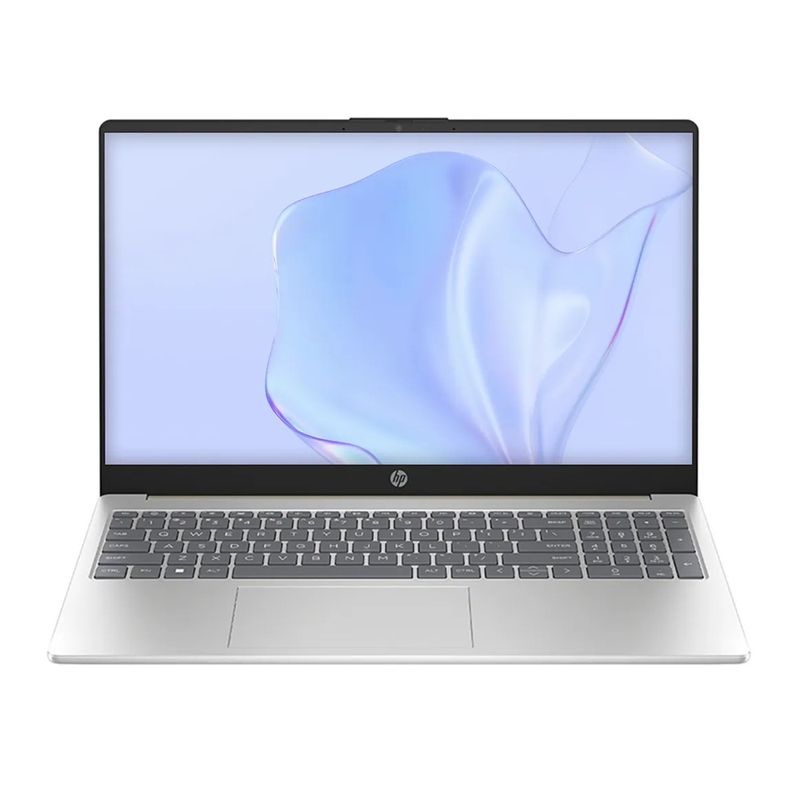 Laptop HP 15-FD2362LA Core Ultra 5 24GB RAM 512GB SSD silver frontal