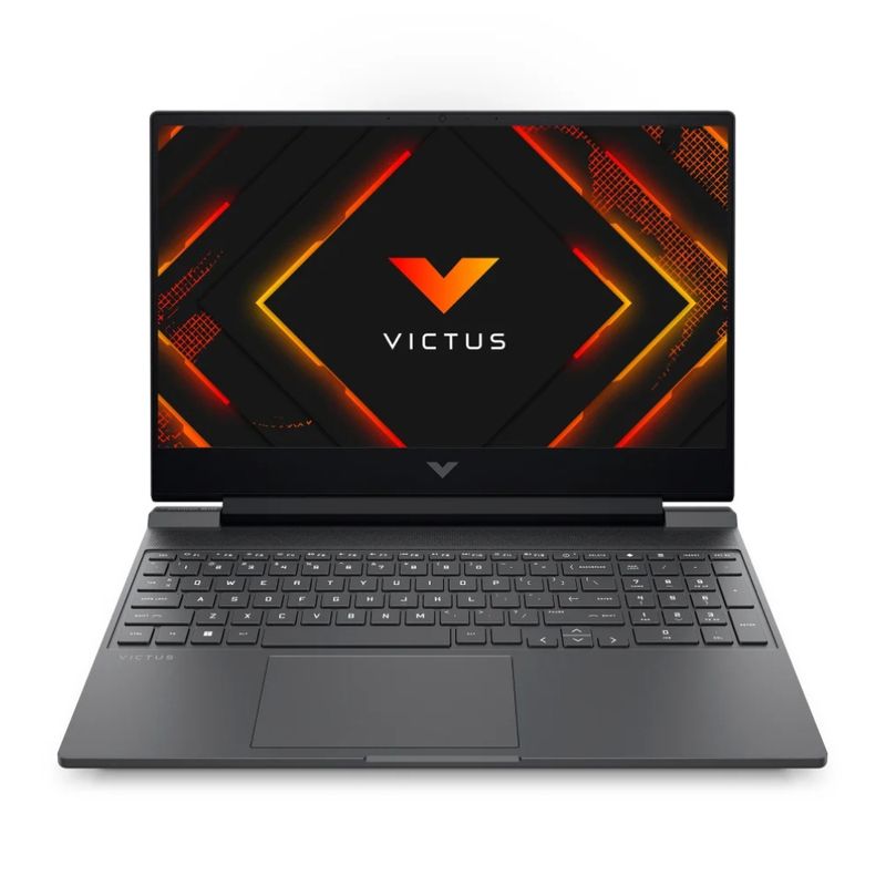 Laptop HP FB3019LA Ryzen 7 RTX 3050 512 SSD negro frontal
