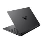 Laptop HP FB3019LA Ryzen 7 RTX 3050 512 SSD negro dorsal oblicuo