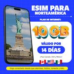 eSIM MIFI Norteamérica 10GB por 15 días cobertura