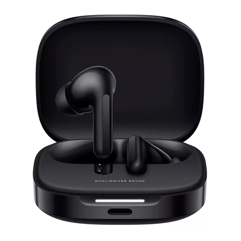 Audífonos Xiaomi Buds 6 TWS Bluetooth 5.4 ANC IP54 negro frontal
