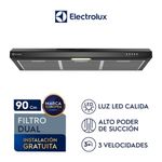 Combo Electrolux encimera KE5CB y campana DE9SB campana características