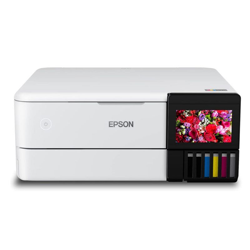 Impresora Epson EcoTank L8160 fotográfica Wi-Fi frontal frontal