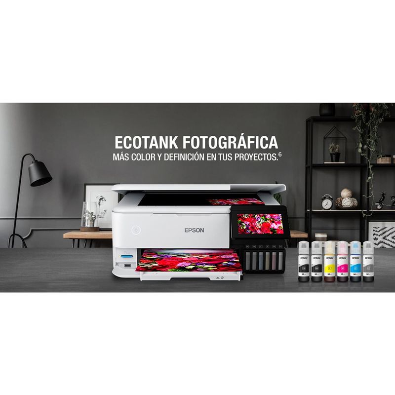 Impresora Epson EcoTank L8160 fotográfica Wi-Fi frontal garantía