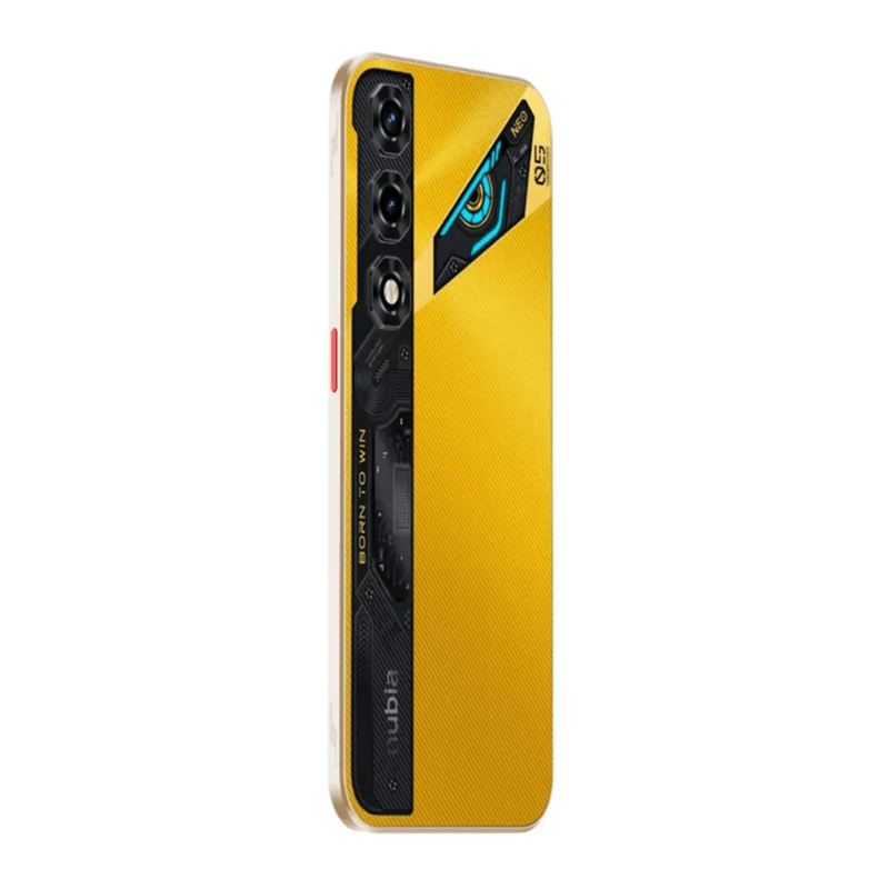 ZTE Nubia Neo 5 5G 256GB 8GB RAM 50MP 6.75" dorado oblicuo