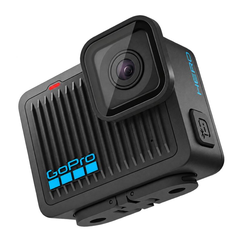 Cámara de acción GoPro Hero 4K 30 fps pantalla táctil negro frontal oblicuo