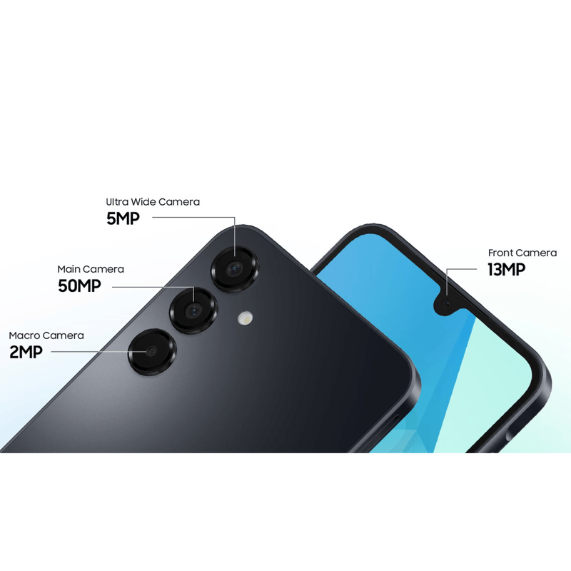 Samsung Galaxy A16 4G 128GB AMOLED 6.7 cámara 50MP negro cámara