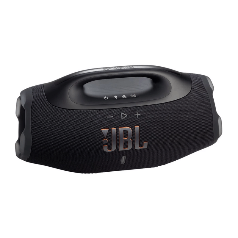 Parlante JBL Boombox 4 210W Bluetooth 5.4 IP68 negro controles superiores
