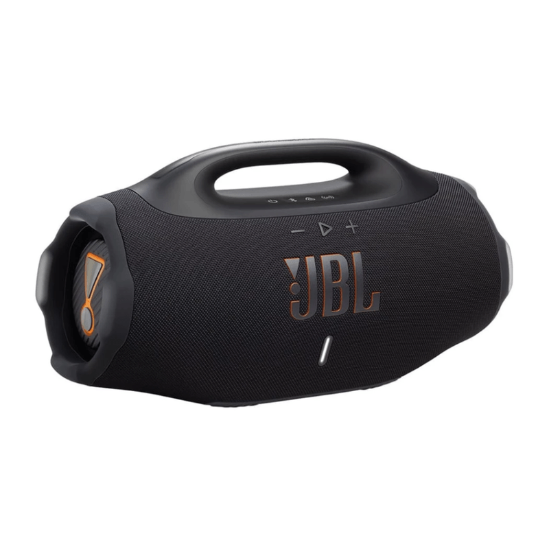 Parlante JBL Boombox 4 210W Bluetooth 5.4 IP68 negro oblicuo