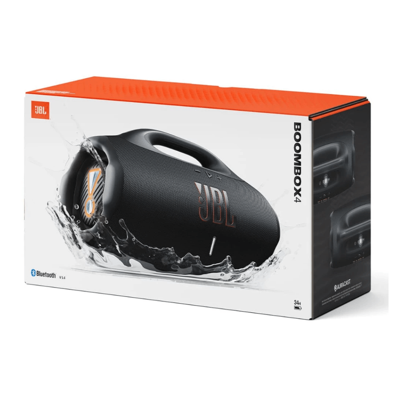 Parlante JBL Boombox 4 210W Bluetooth 5.4 IP68 negro caja