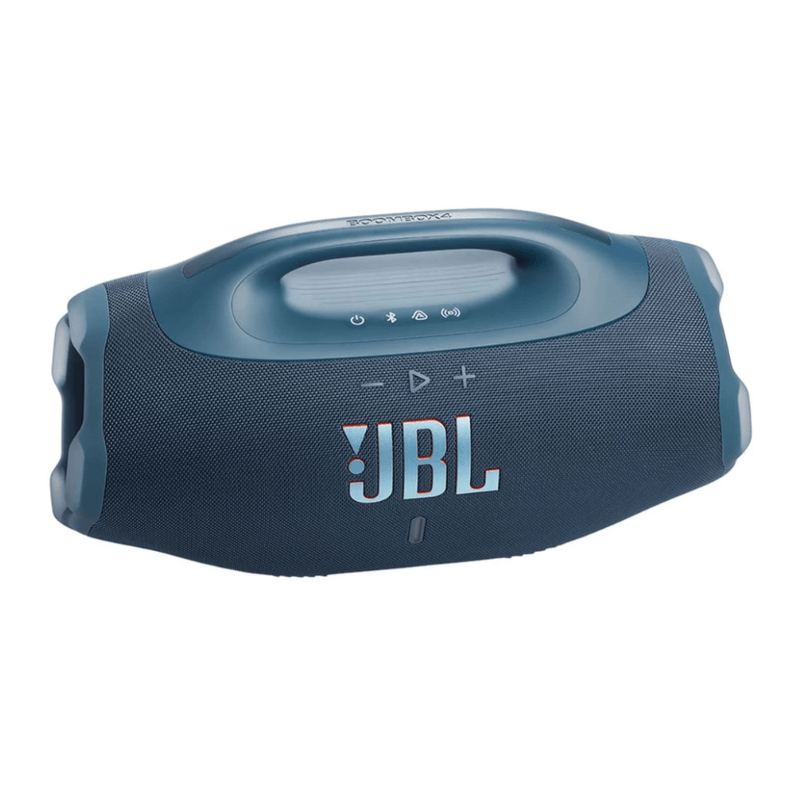 Parlante JBL Boombox 4 210W Bluetooth 5.4 IP68 azul asa integrada
