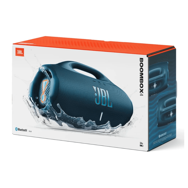 Parlante JBL Boombox 4 210W Bluetooth 5.4 IP68 azul caja