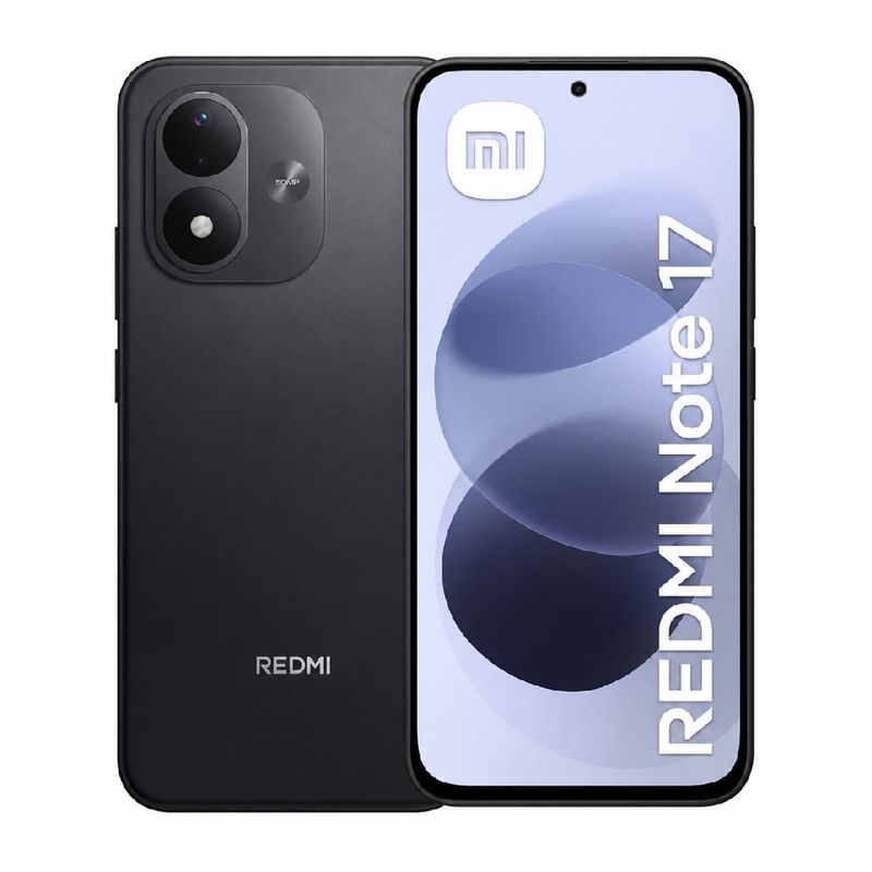 Xiaomi Redmi Note 17 4G, 128GB, 6GB RAM, negro