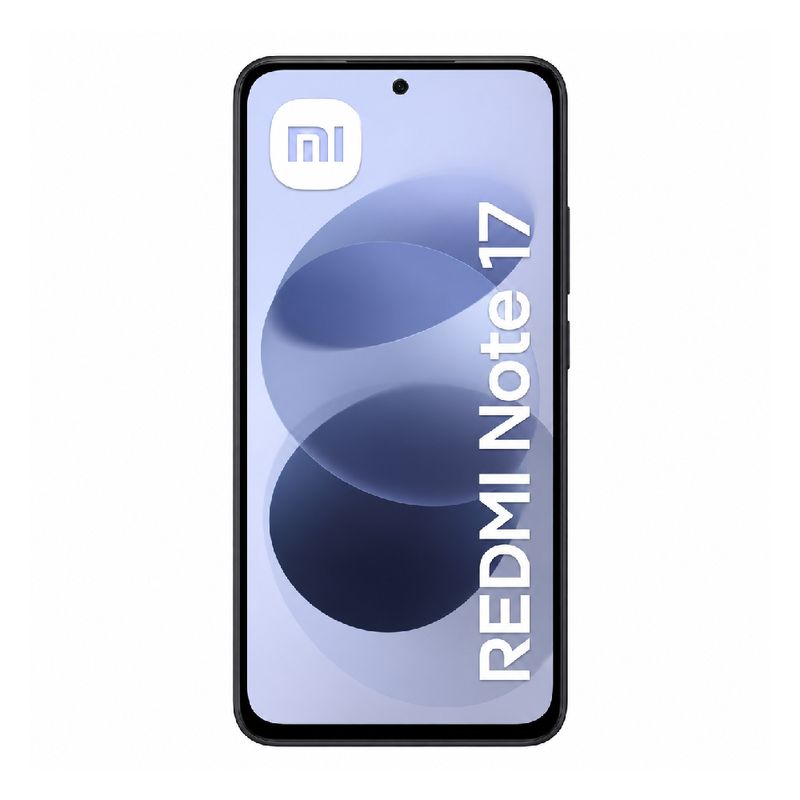 Xiaomi Redmi Note 17 4G, 128GB, 6GB RAM, negro frontal