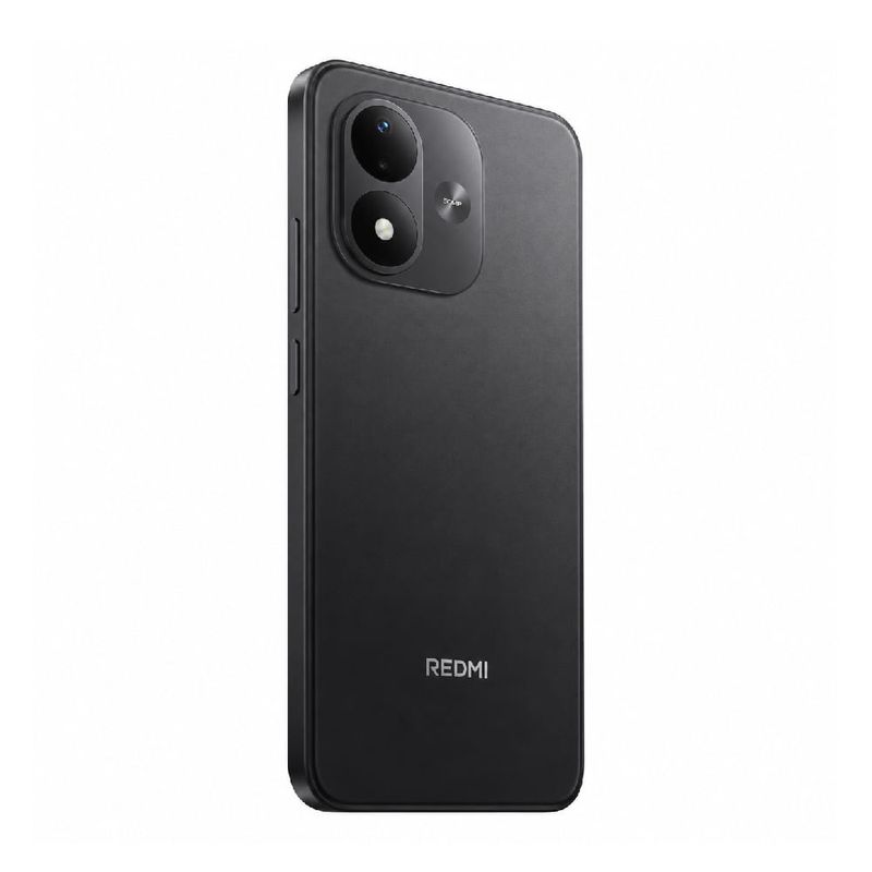 Xiaomi Redmi Note 17 4G, 128GB, 6GB RAM, negro dorsal oblicuo