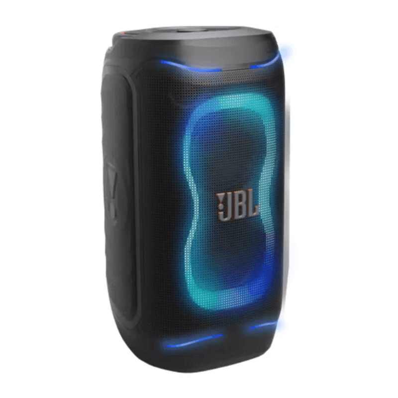 Parlante JBL PartyBox 130 200W Bluetooth 6.0 IPX4 negro oblicuo