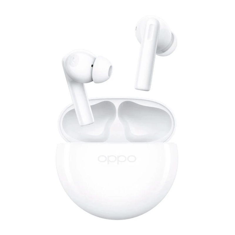 Audífonos OPPO Enco Buds2 TWS Bluetooth 5.2 IPX4 blanco frontal