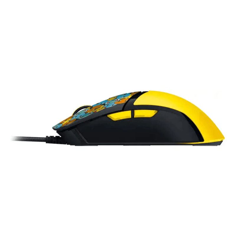 Mouse Razer Cobra Pokémon Kanto, 8500 DPI, amarillo lateral