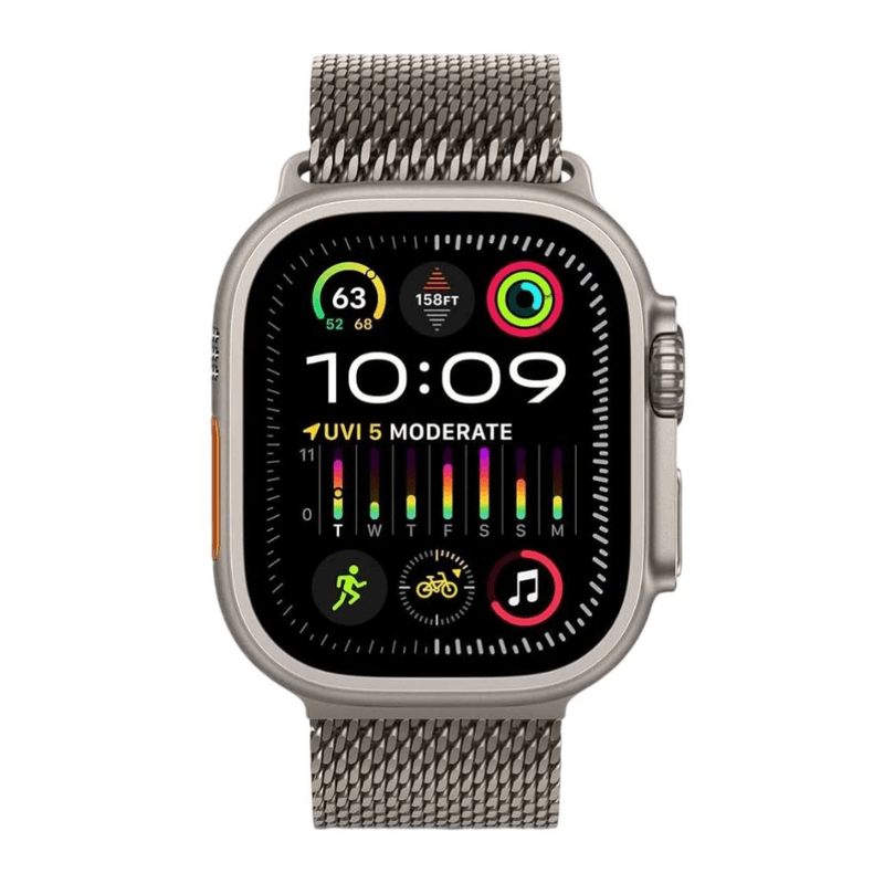 Case URVOI Caowtan para Apple Watch Ultra 49 mm titanio uso