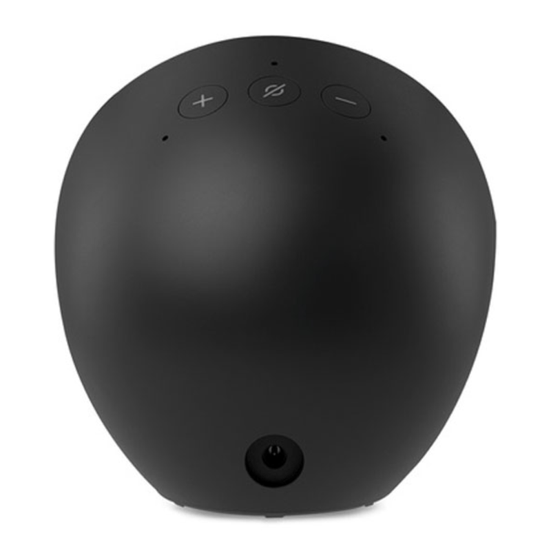 Amazon Echo Spot 2024 Alexa Bluetooth 5.0 Wi-Fi negro posterior