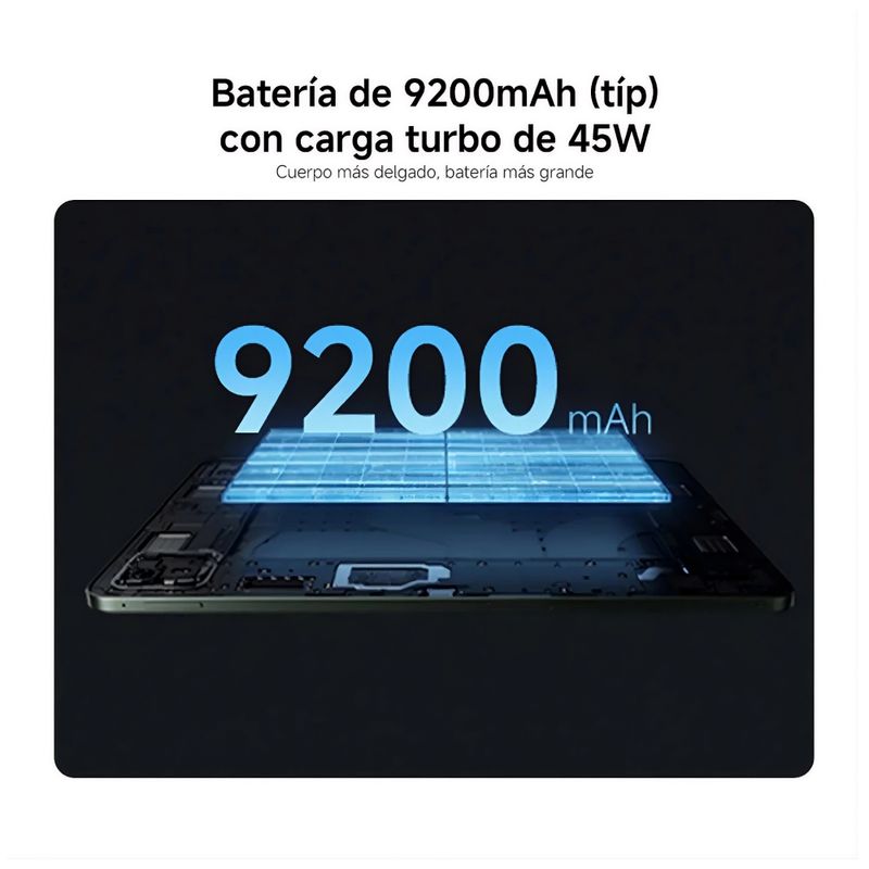 Tablet Xiaomi Pad 8 11.2" 256GB 8GB RAM verde batería