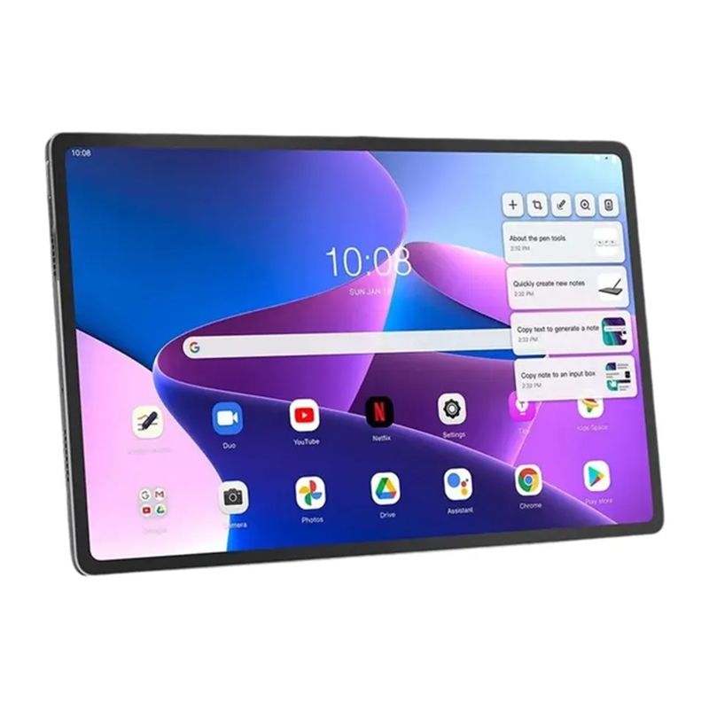Tablet Lenovo Tab P12 Pro 12.6 256 GB 8 GB RAM Gris frontal oblicuo