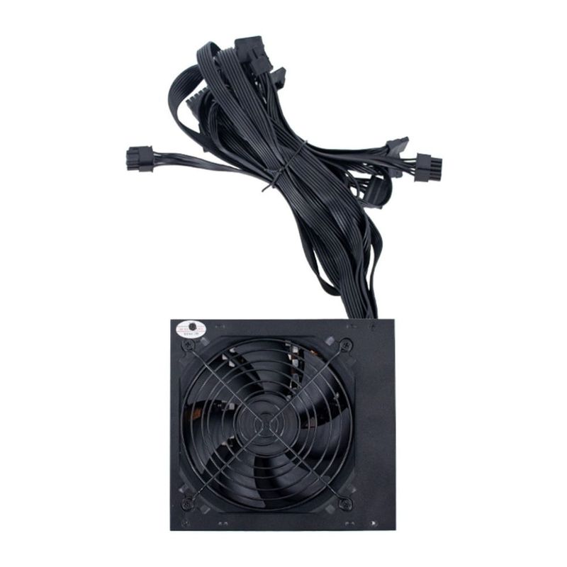 Fuente Poder Teros TE-7160 600W 80 Plus Bronze negro cenital